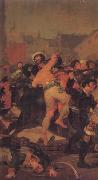 Francisco de goya y Lucientes May 2,1808,in Madrid The Charge of the Mamelukes oil painting